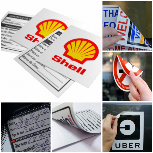 Etiquetas Troca de Óleo em Vinil Eletrostático ML Paper