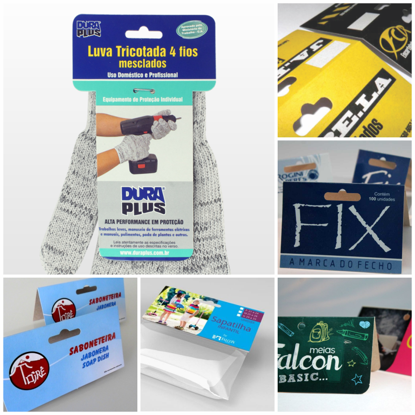 Solapas e Cartelas Impressas Personalizadas ML Paper