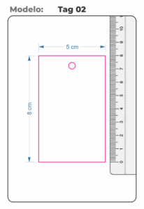Tag Personalizado Retangular