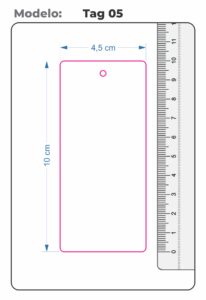 Tag Personalizado Retangular