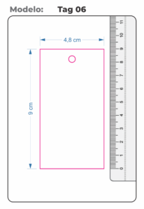 Tag Personalizado Retangular