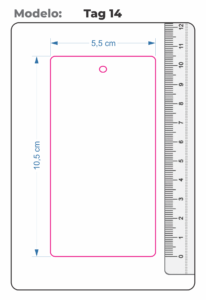 Tag Personalizado Retangular