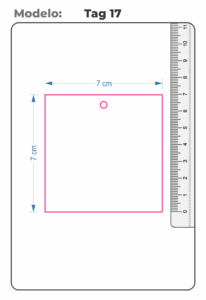 Tag Personalizado Retangular
