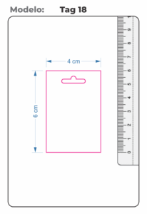 Tag Personalizado Retangular