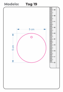 Tags Personalizados formato Redondo