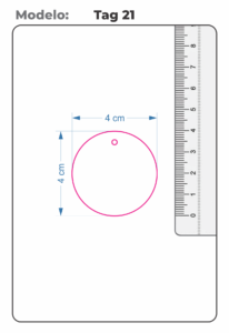 Tags Personalizados formato Redondo