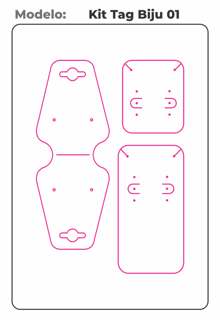 Kit Tag para Bijuteria, Brincos e Colares