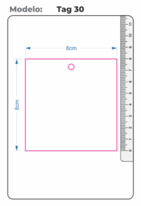Tag Personalizado Retangular