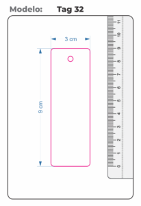 Tag Personalizado Retangular