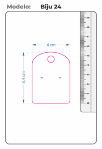 Tags de Bijuterias para Brincos