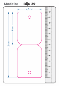 Tags para Bijuterias, conjunto de Pulseiras, Brincos e Colares