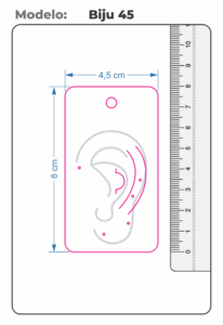 Tag para Bijuterias, Pingentes e Piercing