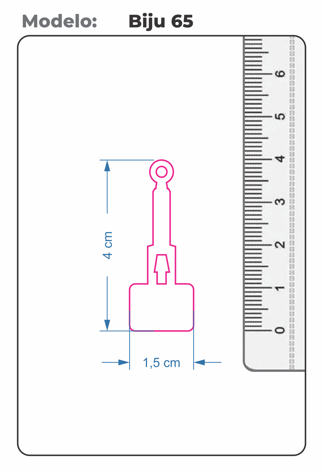 Tag para Anel e Bijuterias