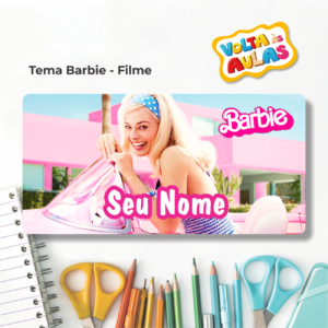 Etiqueta Escolar Barbie Filme