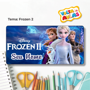 Etiqueta Escolar Frozen 2