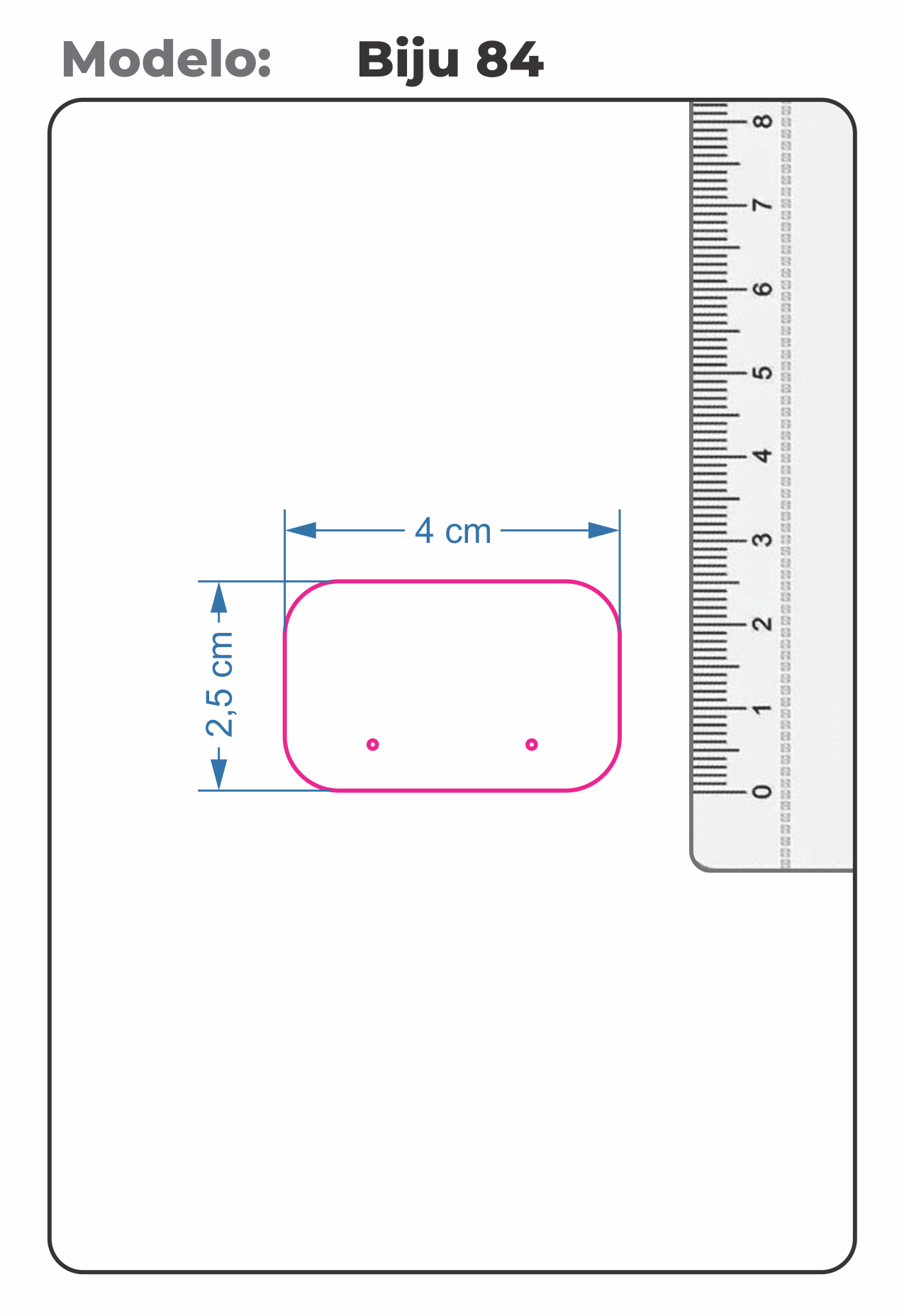 Tags de Bijuterias para Brincos