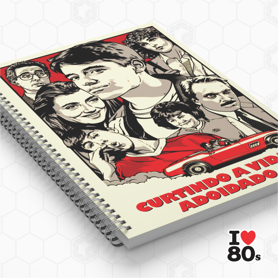 Caderno Personalizado - Curtindo a Vida Adoidado
