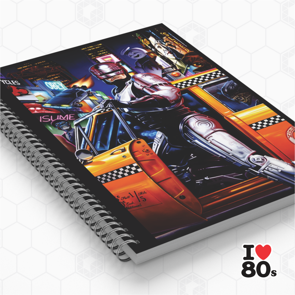 Caderno Personalizado - Retro Movies Anos 80