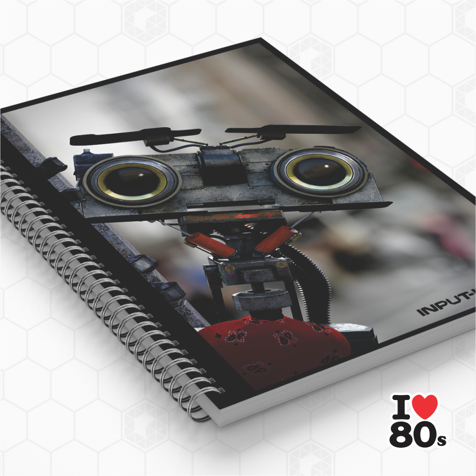 Caderno Personalizado - Um Robo em Curto Circuito - Johnny 5