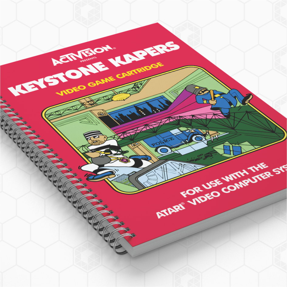 Cadernos Personalizados - Atari - Keystone Kapers