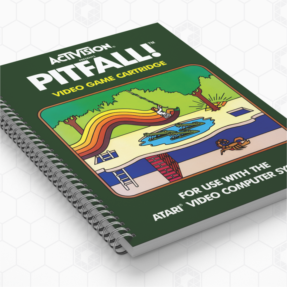 Cadernos Personalizados - Atari - Pitfall