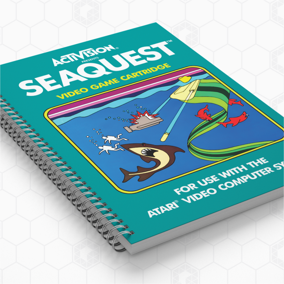 Cadernos Personalizados - Atari - Seaquest