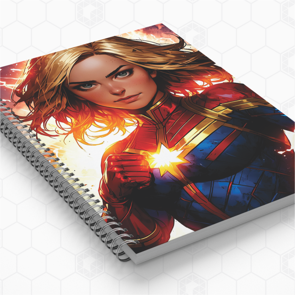 Cadernos Personalizados - Capitã Marvel