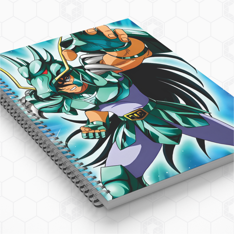 Cadernos Personalizados - Cavaleiros do Zodíaco - Shiryu de Dragão