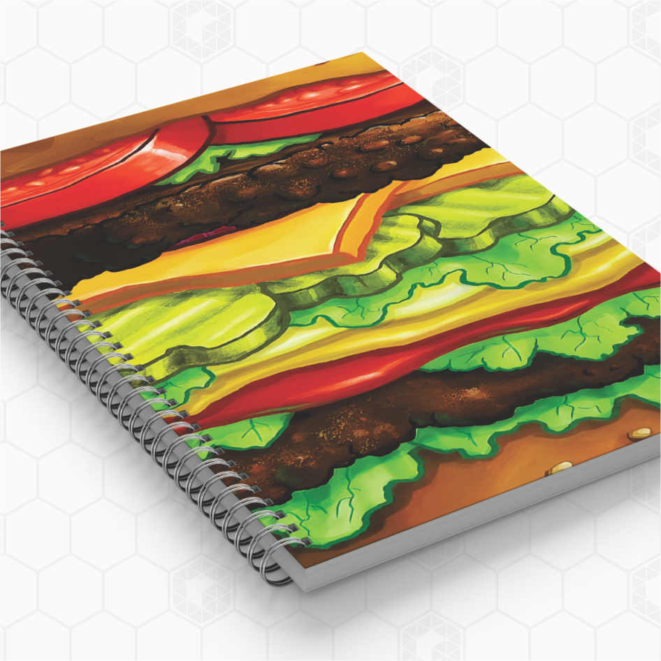 Cadernos Personalizados - Cheeseburger