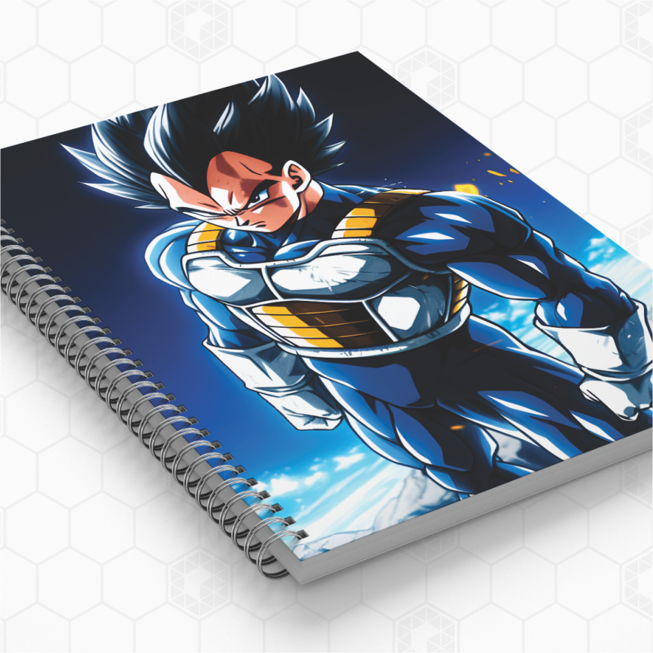 Cadernos Personalizados - Dragon Ball - Vegeta