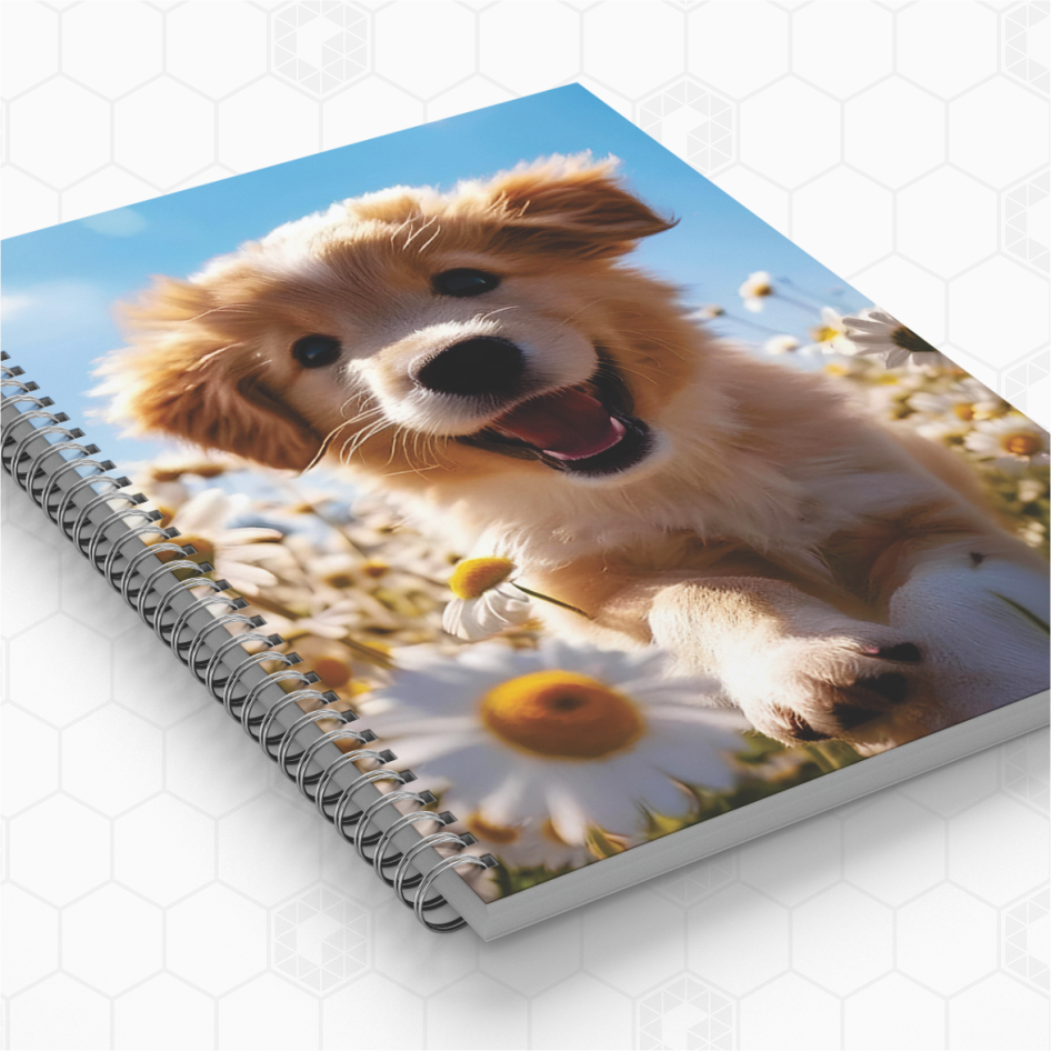 Cadernos Personalizados - Golden Retriever