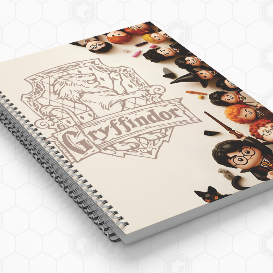 Cadernos Personalizados - Harry Potter - Gryffindor Lego