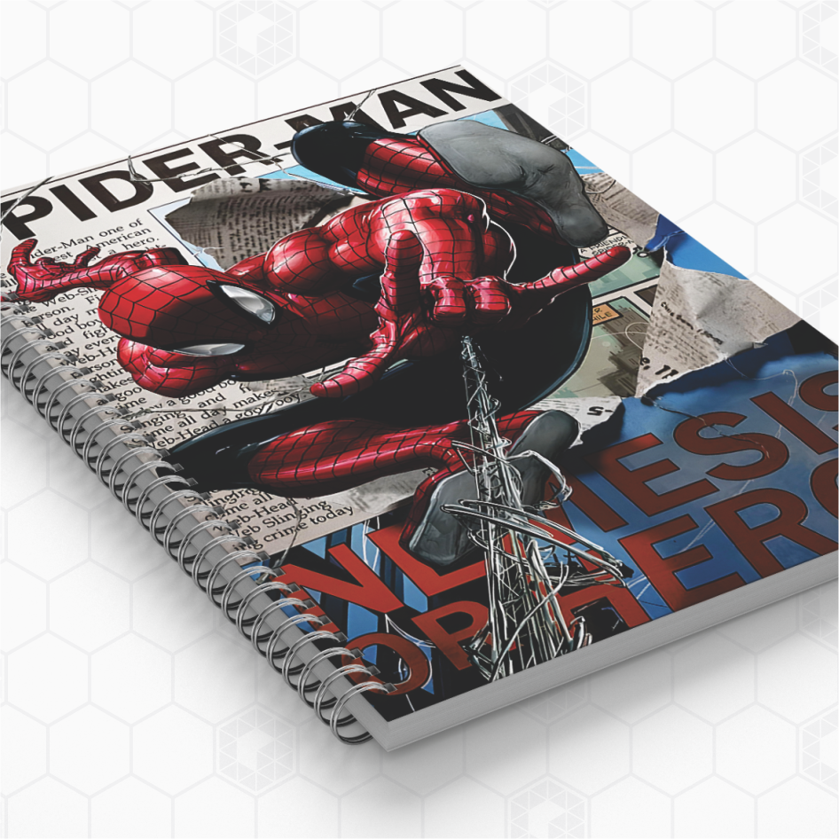 Cadernos Personalizados - Homem Aranha - Clarim Diário