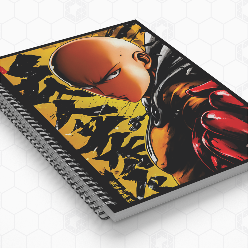 Cadernos Personalizados - One Punch Man - Saitama