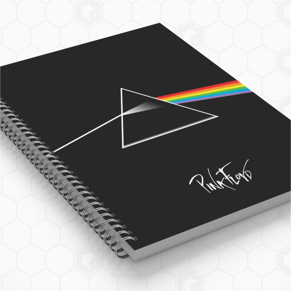 Cadernos Personalizados - Pink Floyd