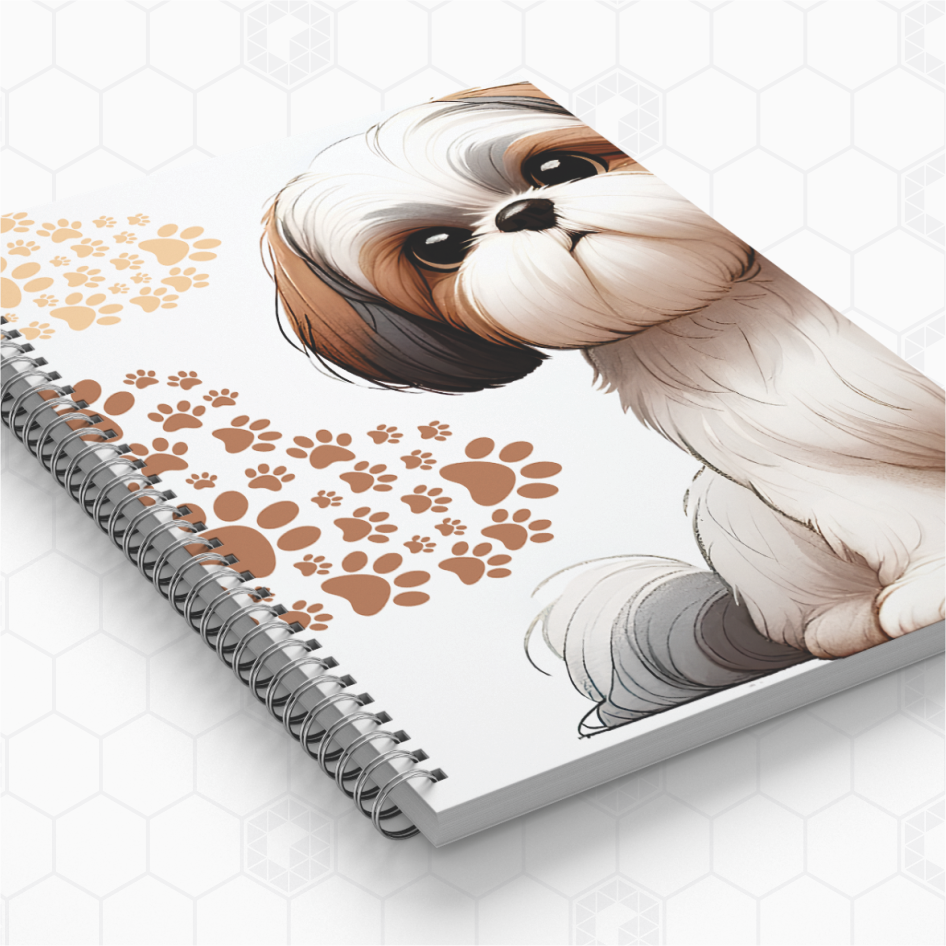 Cadernos Personalizados - Shih Tzu