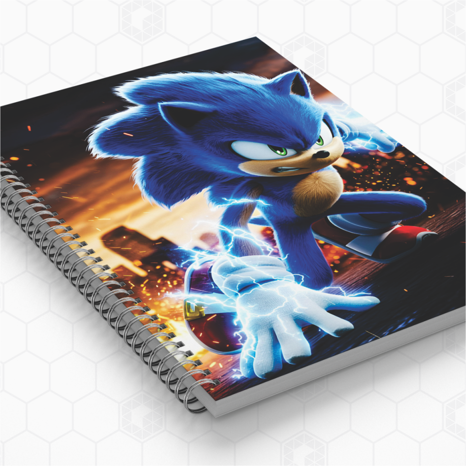 Cadernos Personalizados - Sonic