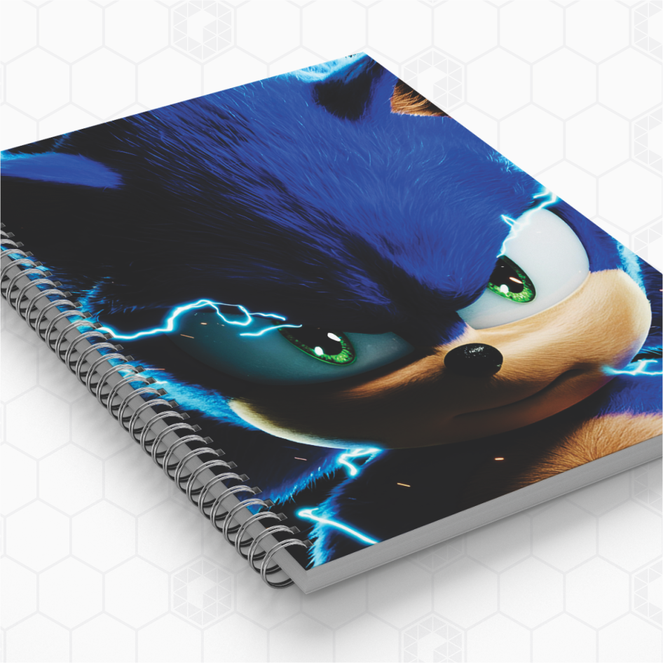 Cadernos Personalizados - Sonic