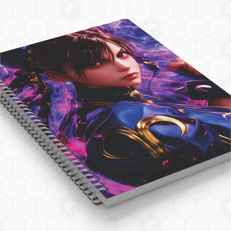 Cadernos Personalizados - Street Fighter- Chun-Li