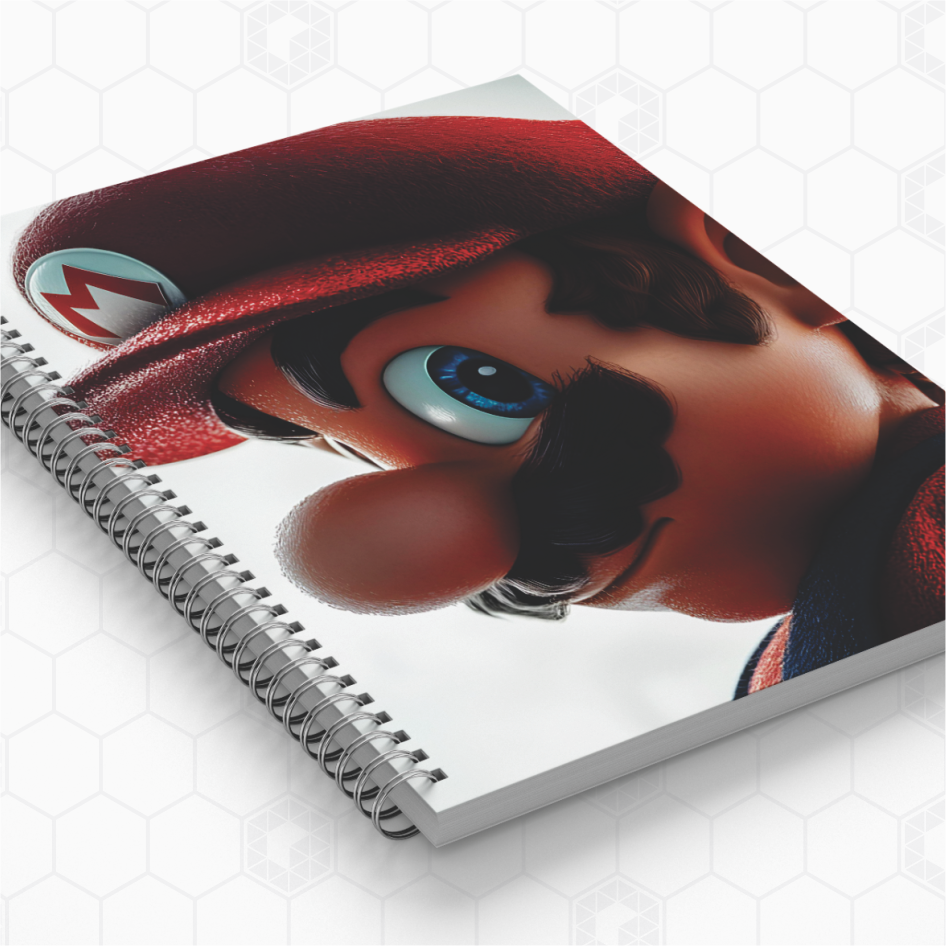 Cadernos Personalizados - Super Mário Bros
