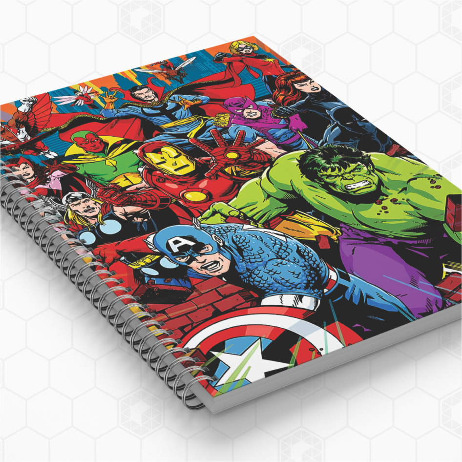 Cadernos Personalizados - Vingadores