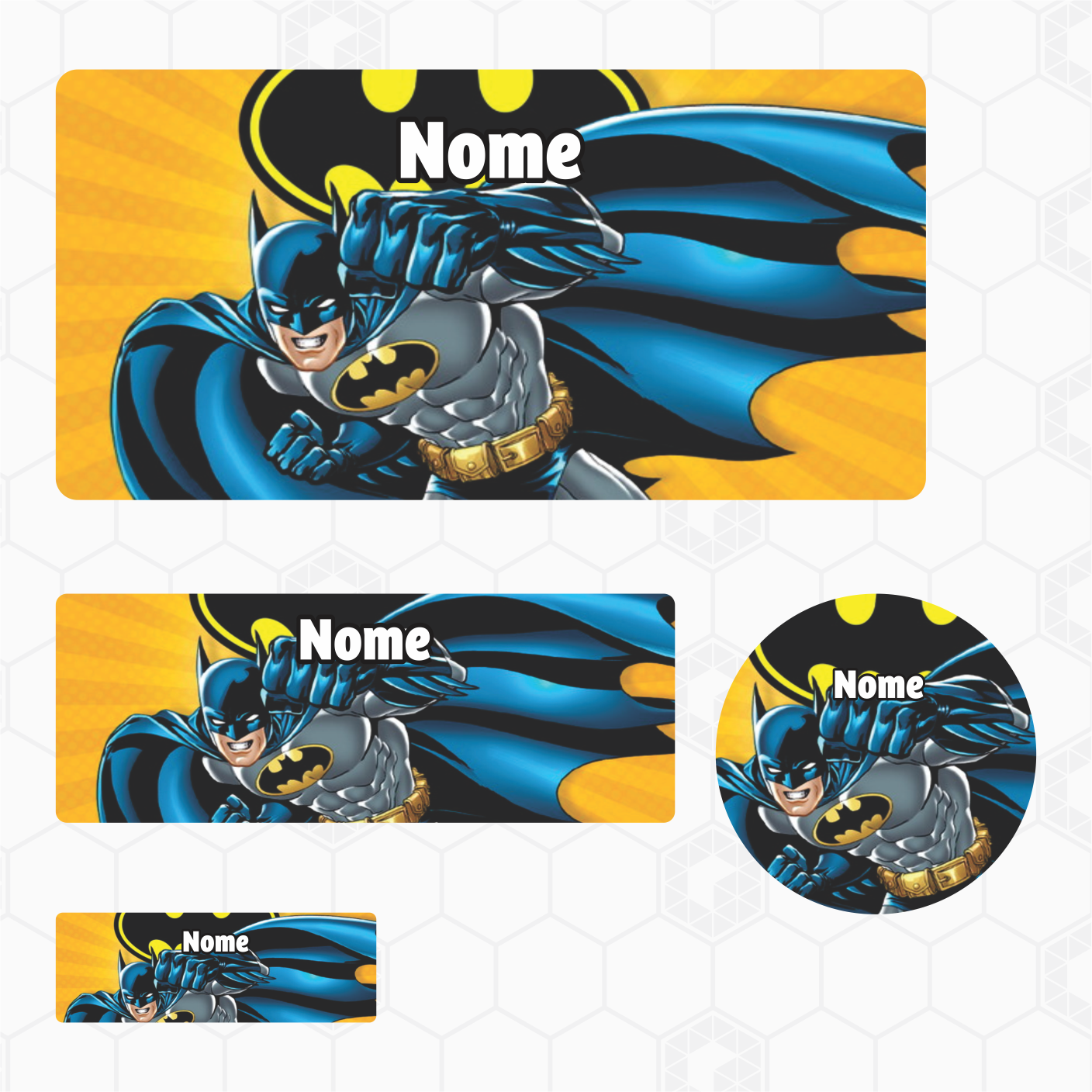 Etiquetas Escolares - Batman