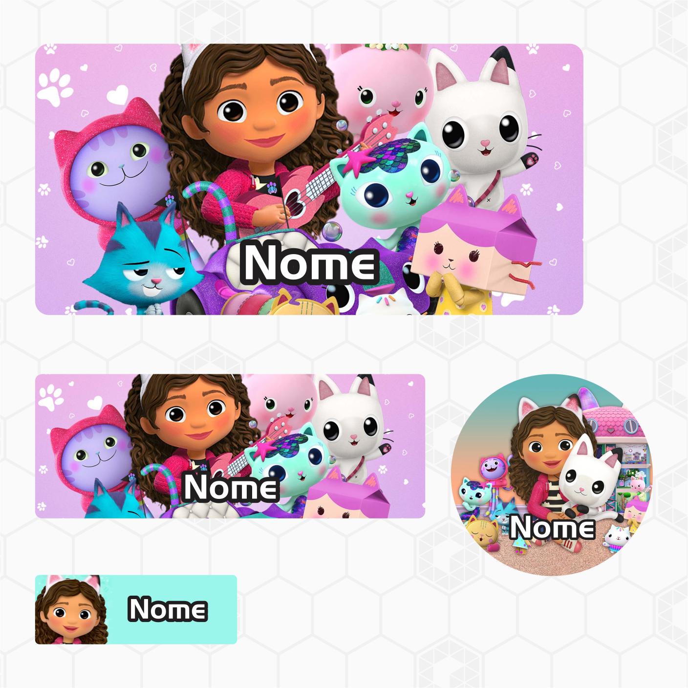 Etiquetas Escolares - Casa Mágica da Gabby