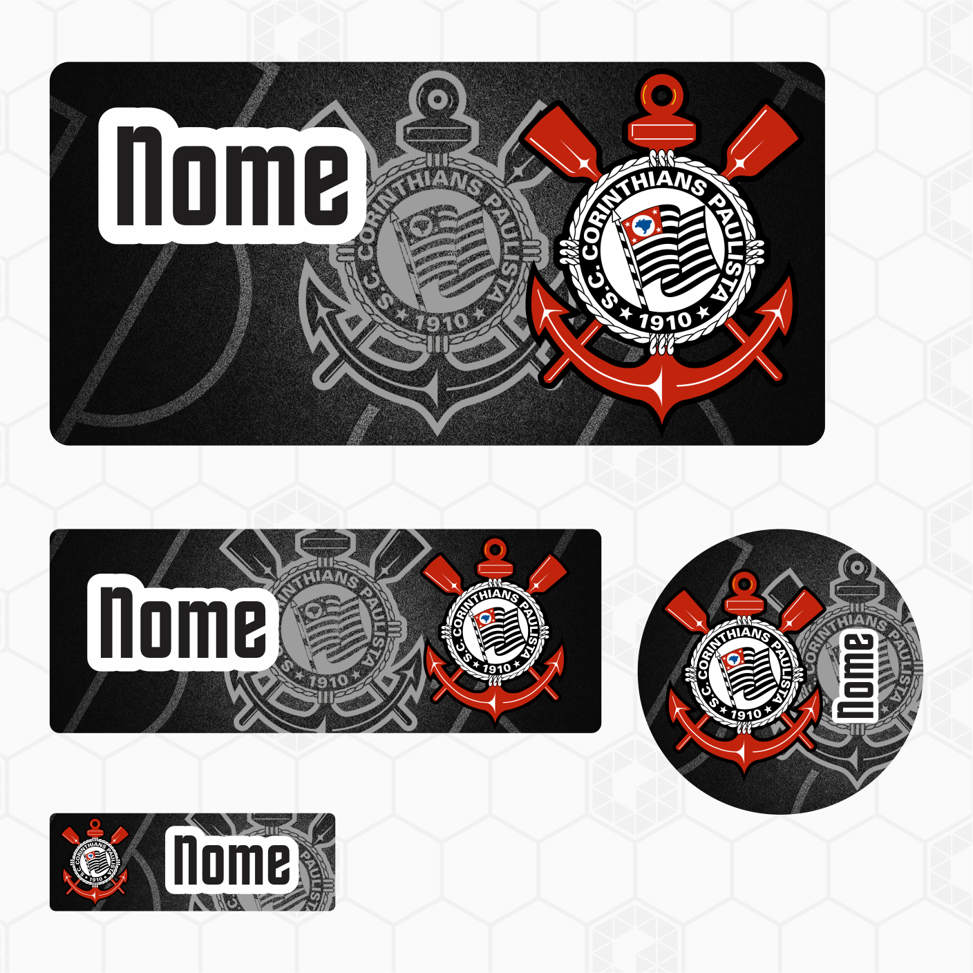 Etiquetas Escolares - Corinthians