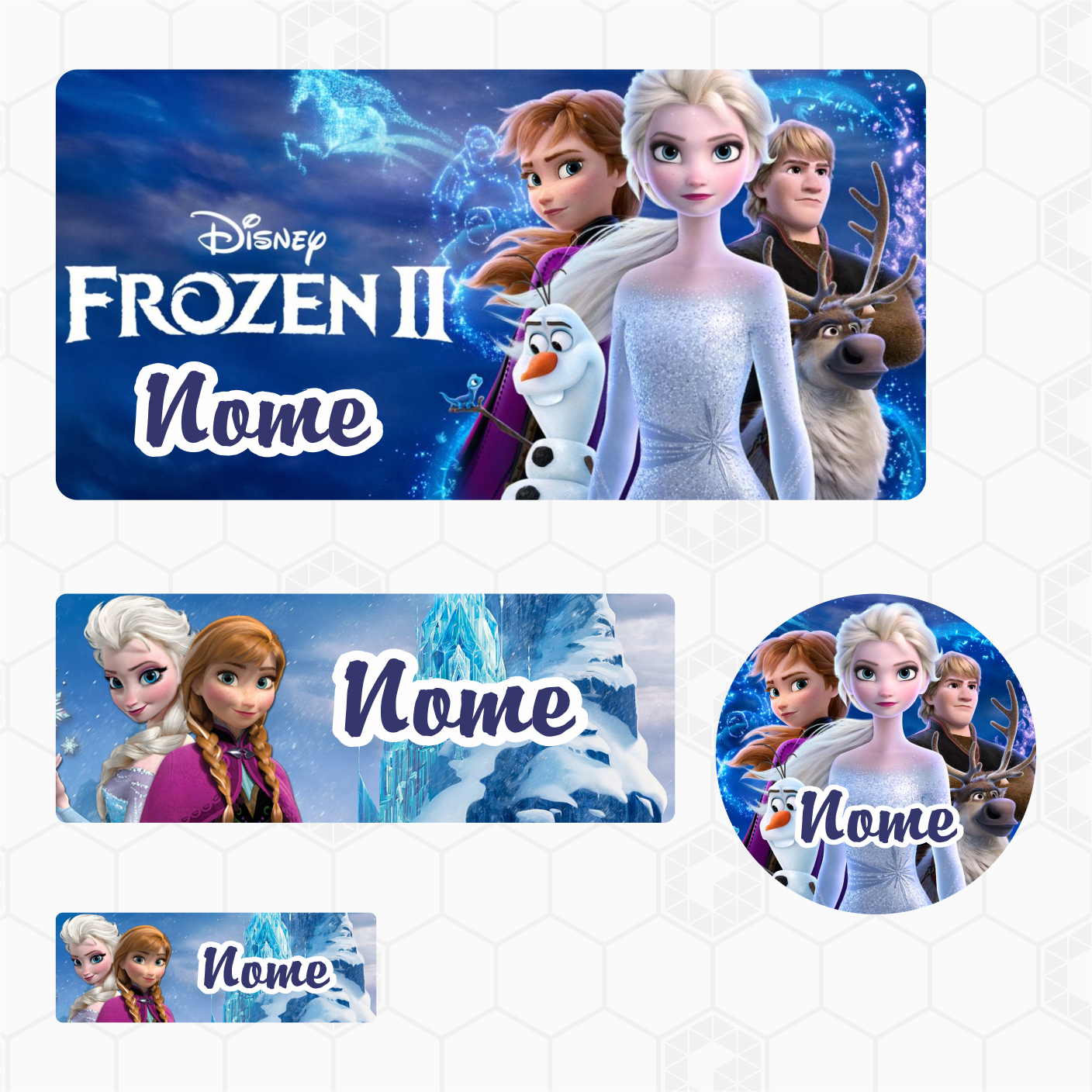 Etiquetas Escolares - Disney - Frozen 2