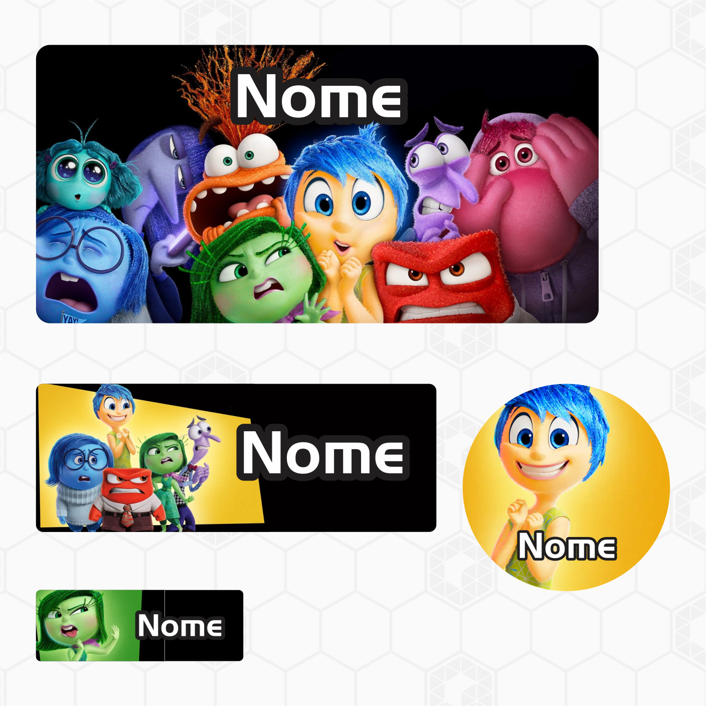 Etiquetas Escolares - Divertida Mente 2