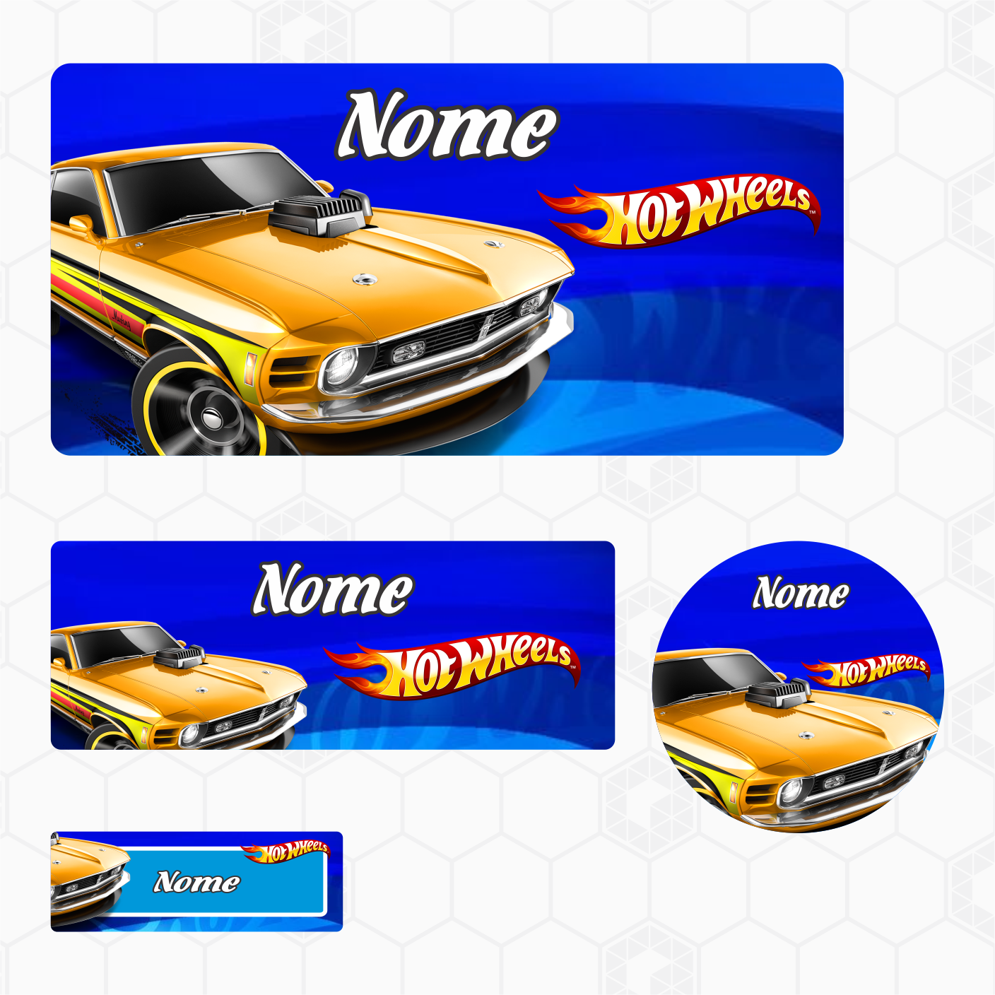 Etiquetas Escolares - Hot Wheels