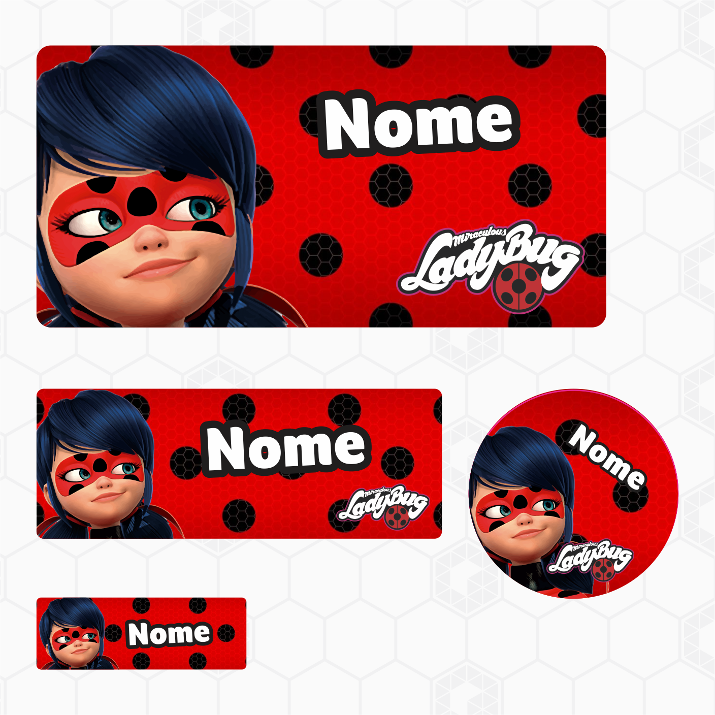 Etiquetas Escolares - Lady Bug