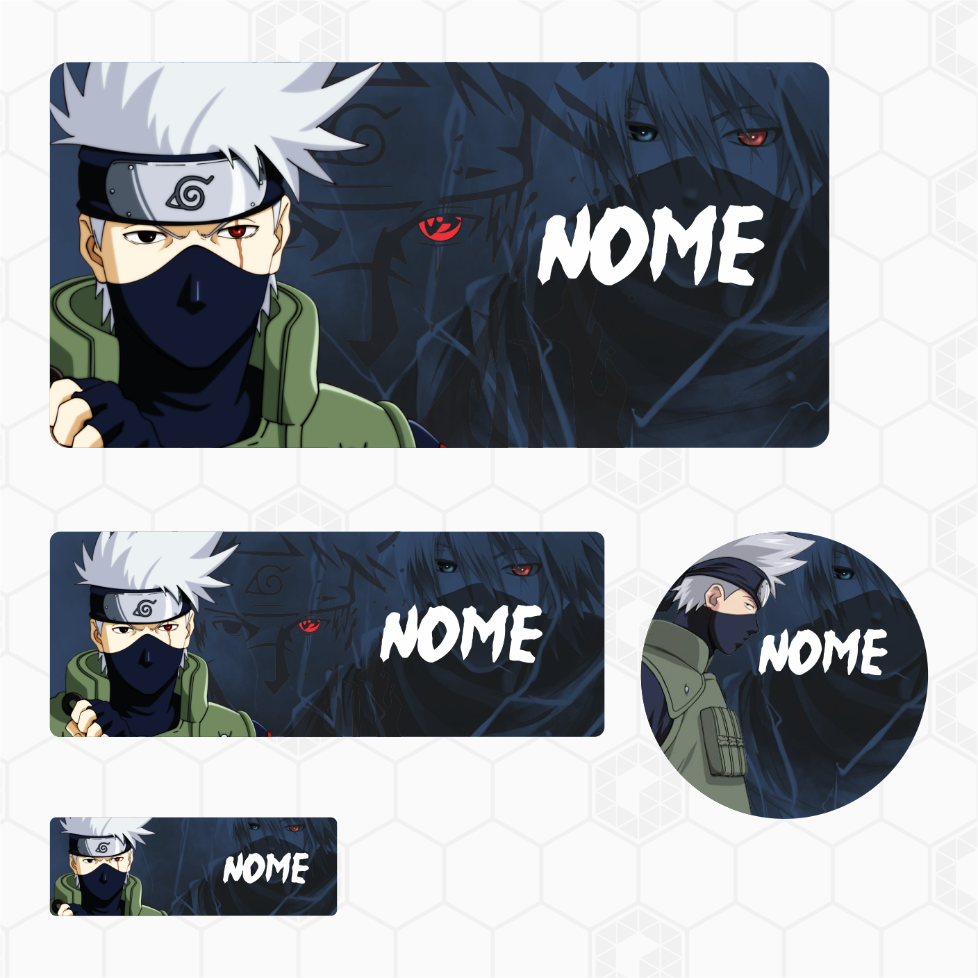 Etiquetas Escolares - Naruto - Kakashi