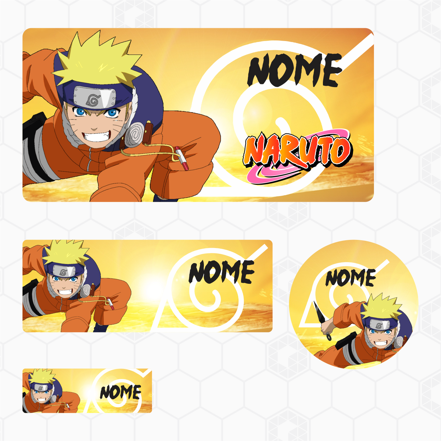 Etiquetas Escolares - Naruto